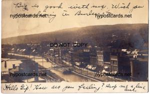 RPPC, Aerial View,  Whitehall NY