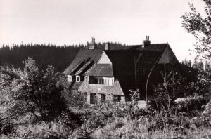 Beskid Sadecki Schronisko PTTK Przehybie Polish RPC Postcard