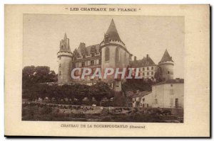 Old Postcard Chateau De La Rochefoucauld
