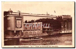 Old Postcard Exposition Internationale Paris 1937 Pavillon Du Portugal