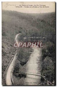 Old Postcard Valley of the Cousin The Sites Avallon A Picturesque Corner Guar...