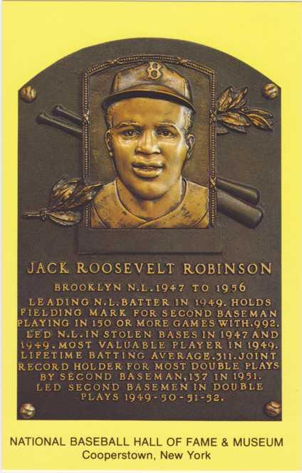 Jackie Robinson - Baseball Hall of Fame - Cooperstown, New York