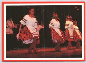 State View~New Archangel Dancers Performing At Sitka Alaska~Continental Postcard