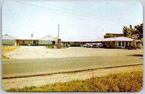 Vtg Kirk's Motel St Catharines Ontario Canada 1950s View Postcard