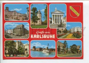 441991 Germany Gruss aus Karlsruhe advertising Old postcard