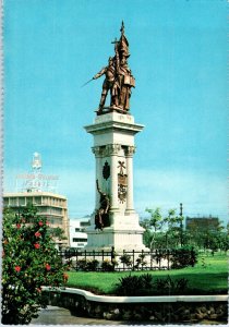 Legaspi Urdaneta Monument Manila Philippines Postcard