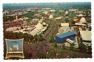 NY - NY World's Fair 1964-65. View from NY State Pavilion Observation Tower