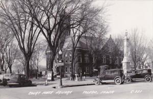 Iowa Court House Square Real Photo