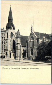 Postcard - Church of Immaculate Conception - Minneapolis, Minnesota