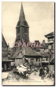 Postcard Old Honfleur Saint Catherine Tower of Power