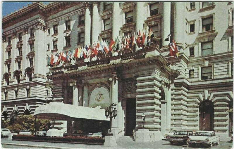 VTG postcard, The Fairmont Hotel, San Francisco, California