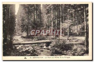 Postcard Gerardmer Old Bridge to Pearl Vologne