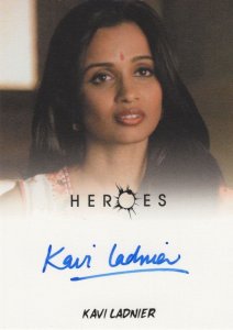 Kavi Ladnier Heroes TV Show Hand Signed Autograph Card