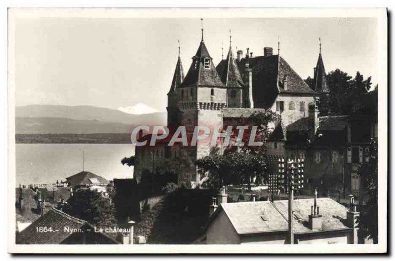 Old Postcard Nyon Chateau