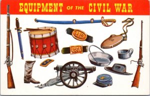 Postcard Equipment of the Civil War