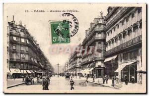 Paris - 9 - Avenue of the Opera - Old Postcard