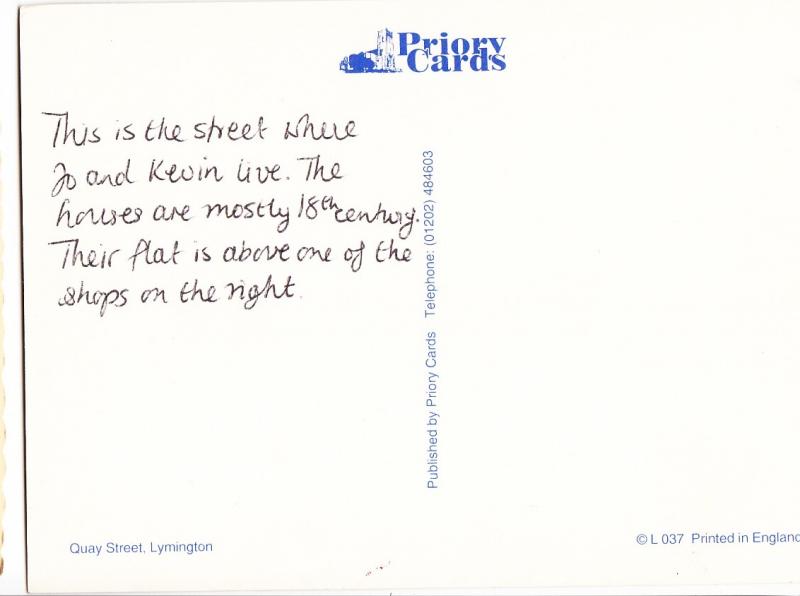 UK, Quay Street, Lymington, used Postcard