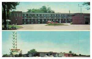 Postcard MOTEL SCENE Hagerstown Maryland MD AT6463