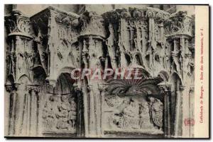Old Postcard Cathedral of Bourges Facade Suite Two wills
