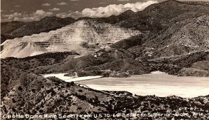 1940s SUPERIOR GLOBE ARIZONA CASTLE DOME MINE US 70-60 CLINE RPPC POSTCARD P1246