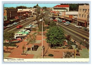 Vintage City Plaza San Leandro California Postcard 7GE