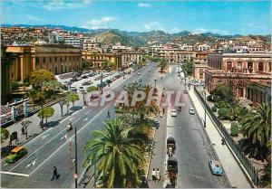 Postcard Modern Messina street tommaso cannizzaro