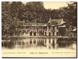 Postcard Old Large Format Versailles Park Hamlet Marie Antoinette home of Que...