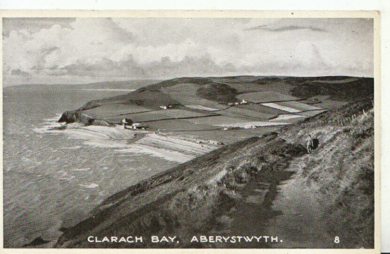 Wales Postcard - Clarach Bay - Aberystwyth - Cardiganshire - Ref 21156A