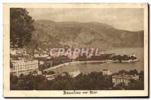 Old Postcard Beaulieu Sur Mer