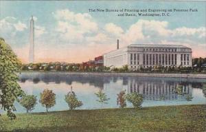 Washington DC The New Bureau Of Printing And Engraving On Potomac Park And Basin