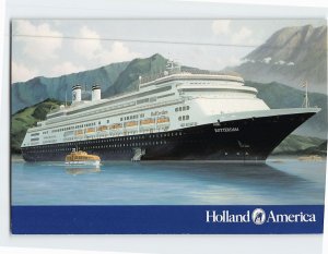 Postcard MS Rotterdam Holland America