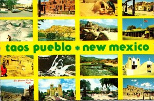 New Mexico Taos Pueblo Multi View