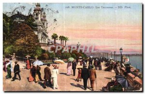 Old Postcard Monte Carlo Les Terrasses