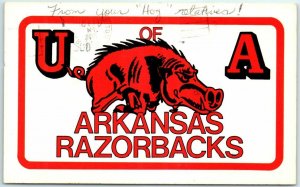 M-35973 Arkansas Razorbacks Art Print