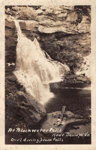 Davis West Virginia Blackwater Falls Real Photo Antique Postcard K77987