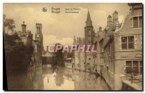 Postcard Old Bruges Quai Du Rosaire