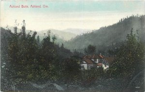 Postcard C-1910 Oregon Ashland Ashland Butte hand colored OR24-1244