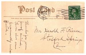 Easter , Cartoon child in cart pulled by rabbit