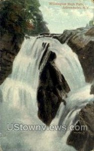 Wilmington High Falls - Adirondacks, New York NY Postcard