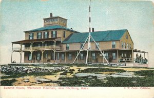 Pre-1907 Postcard; Wachusett Mountain Summit House near Fitchburg MA