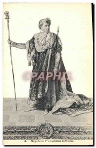Old Postcard Napoleon 1st Grand Costume