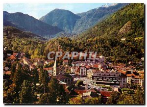 Postcard Modern Ax les Thermes Spa General view at the bottom Saquet