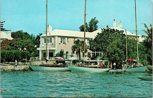 Waterloo House Hamilton Bermuda Harbor Inn Postcard VTG UNP Vintage Unused 