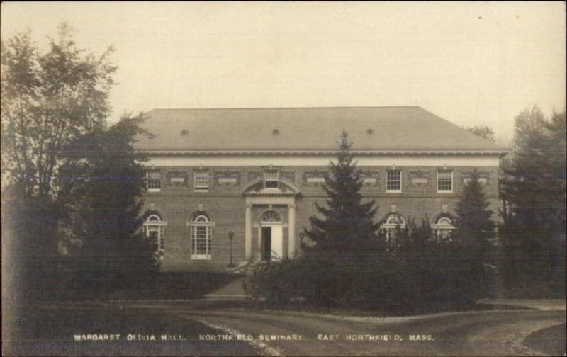 East Northfield MA Seminary c1910 Real Photo Postcard #1