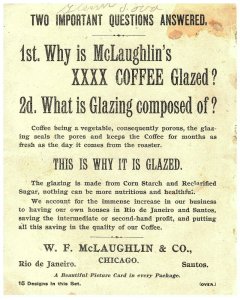 S Coffee Xxxx Card Mclaughlin Trade Victorian The Skipping Rope Vtg 2 Girls 