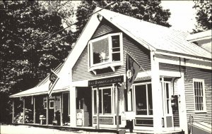 East Barnard Vermont VT Co-op General Store Vintage Postcard