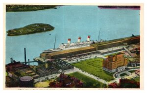 The Nova Scotian and Harbor Halifax Nova Scotia Boat Postcard