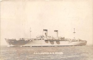 USS Gen H. W. Butner Printed Photo Military Battle Ship  Ship 