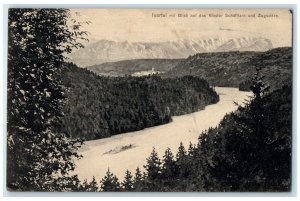 1911 Isar Valley With A View Of The Schäftlarn Monastery And Zugspitze Postcard