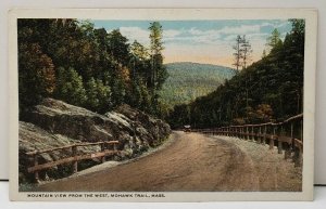 Mohawk Trail Mass, Mountain View From The West Postcard C12